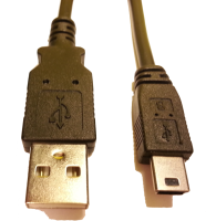 USB-Kabel med mini USB kontakt