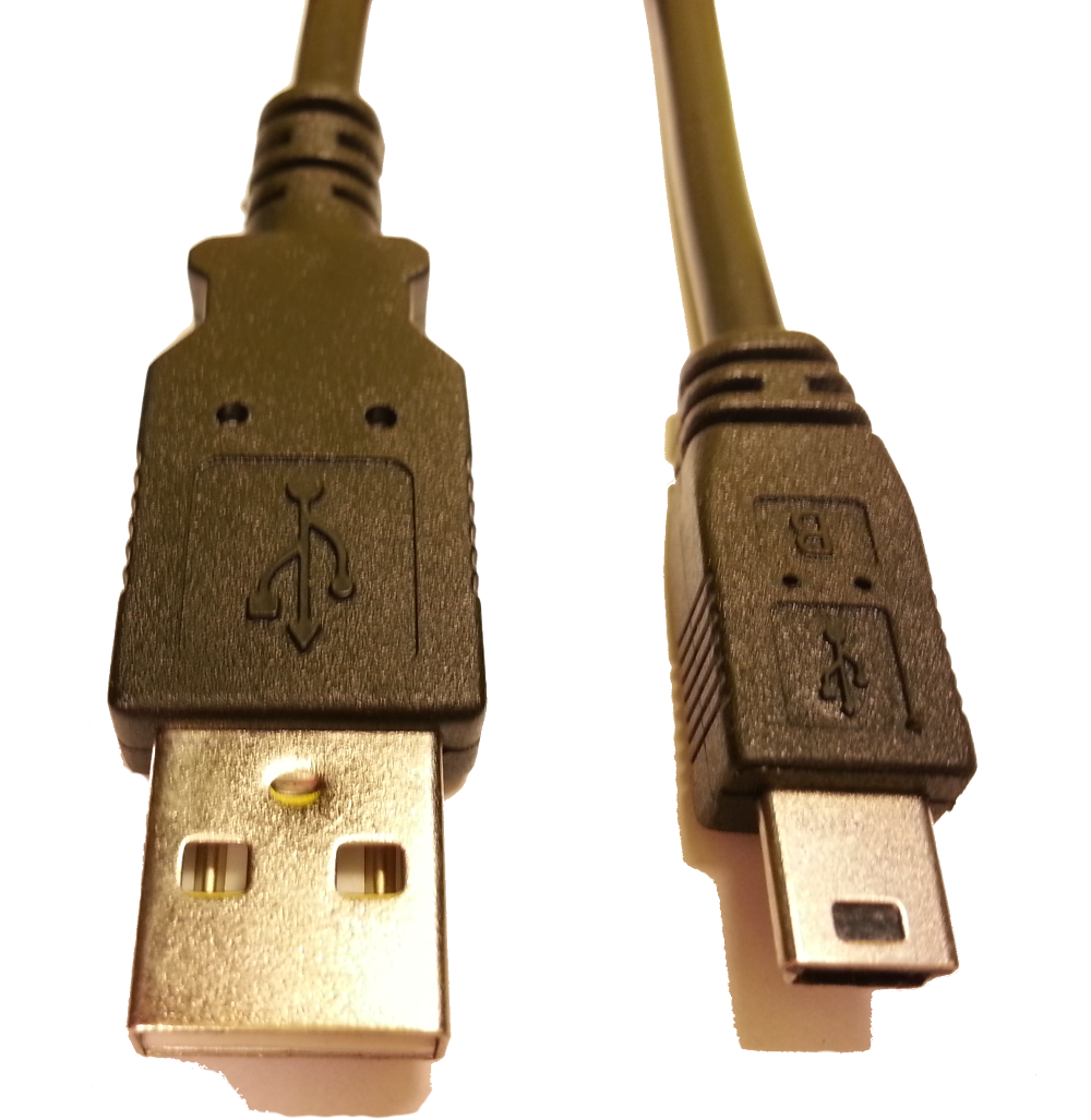 USB-Kabel med mini USB kontakt