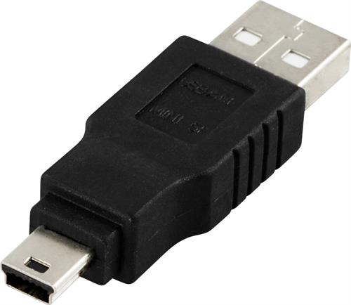 Adapter mellan dator (USB-A) och ActiveGPS/Bobrik (USB Mini B)