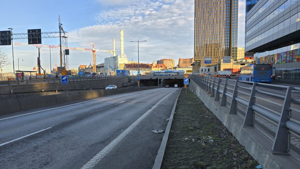 Fartkameror har monterats upp i Götatunneln Göteborg